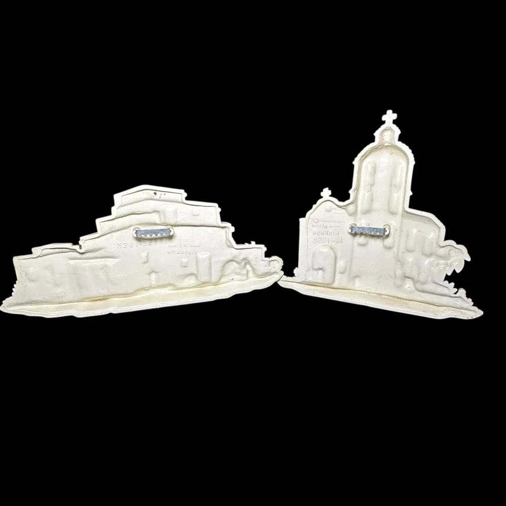 Southwest Mission Plaques Southwest Decor Burwood Wall Art‎ 1993 Set of 2